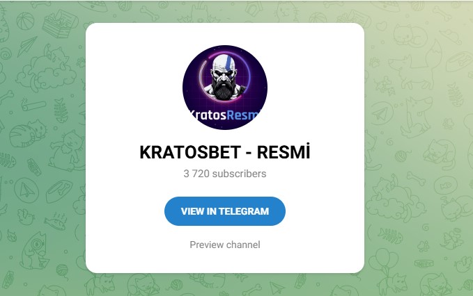 Kratosbet Telegram